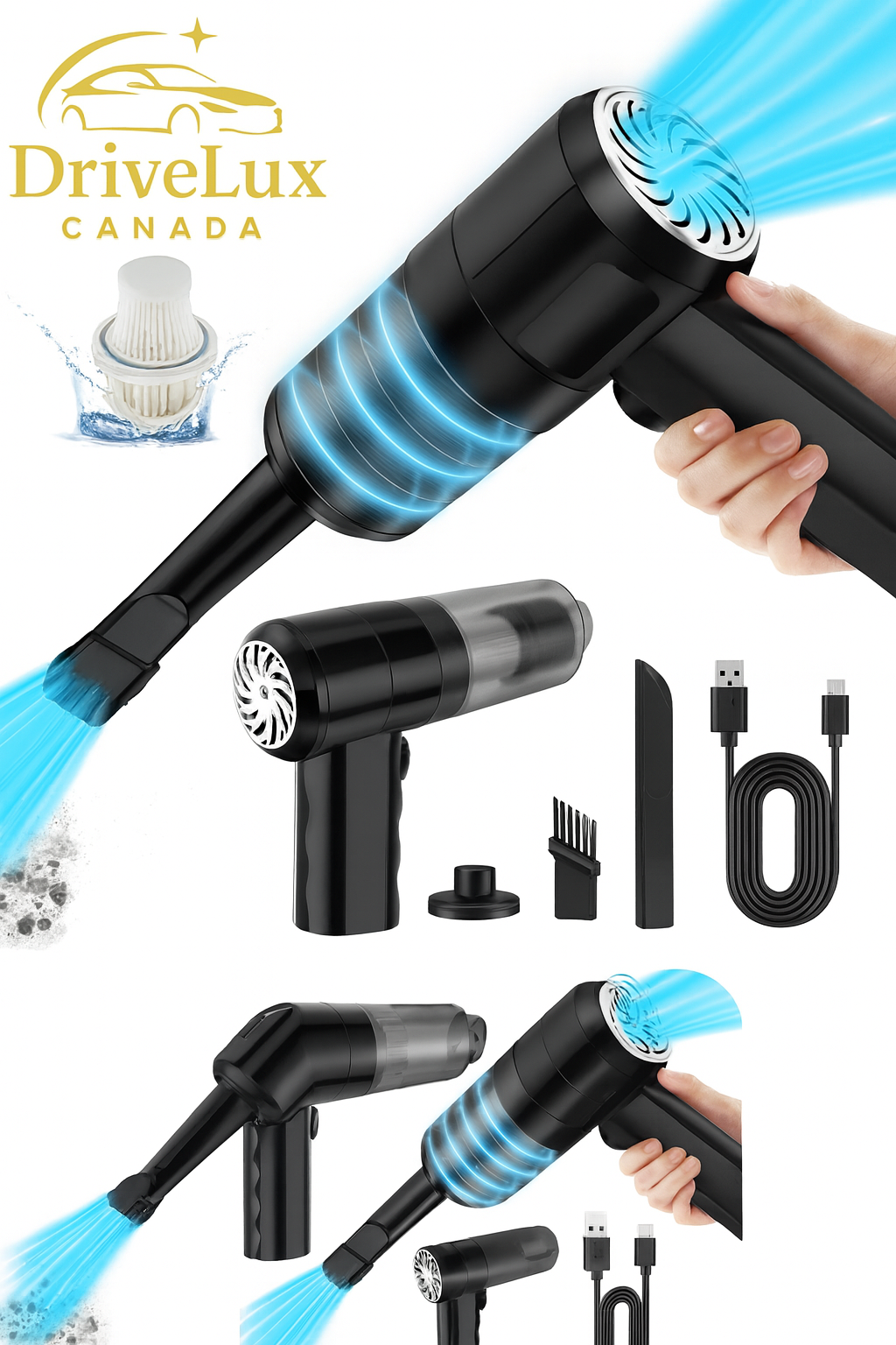 Title
Portable Car Vacuum Cleaner